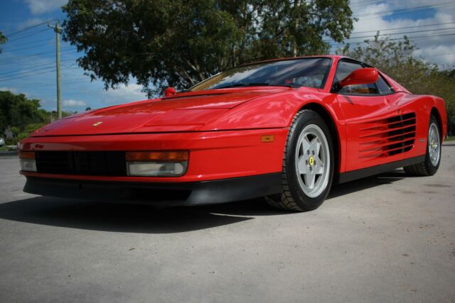1991 FERRARI TESTAROSSA 12015 Miles RED COUPE 4.9 L FLAT-12 5 SPEED MANUAL 1991 Ferrari Testarossa --