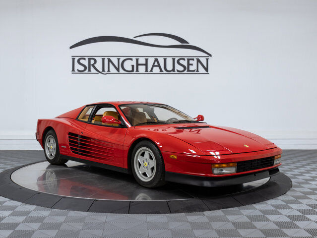1991 Ferrari Testarossa 24978 Miles Rossa Corsa 2 Door Coupe 4.9L F12 Manual 1991 Ferrari Testarossa