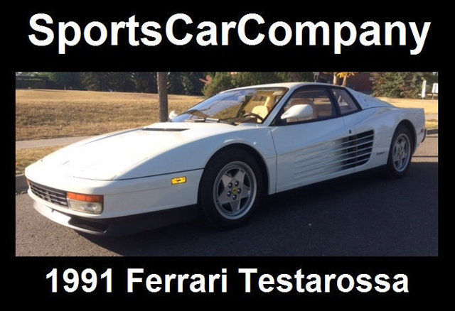 1991 FERRARI TESTAROSSA LOW MILE (Just 14k) SUPERB INSIDE & OUT CALL TODAY! 1991 Ferrari Testarossa TESTAROSSA