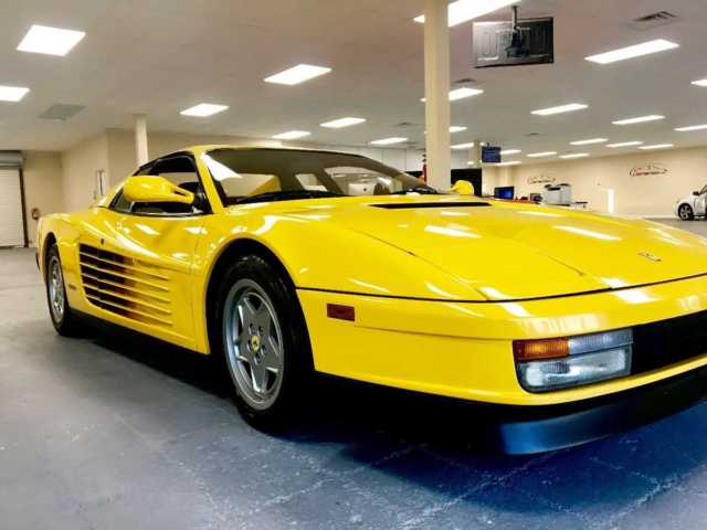 1991 Ferrari Testarossa Testarossa 39856 Miles Manual Trans. 1991 Ferrari Testarossa Testarossa