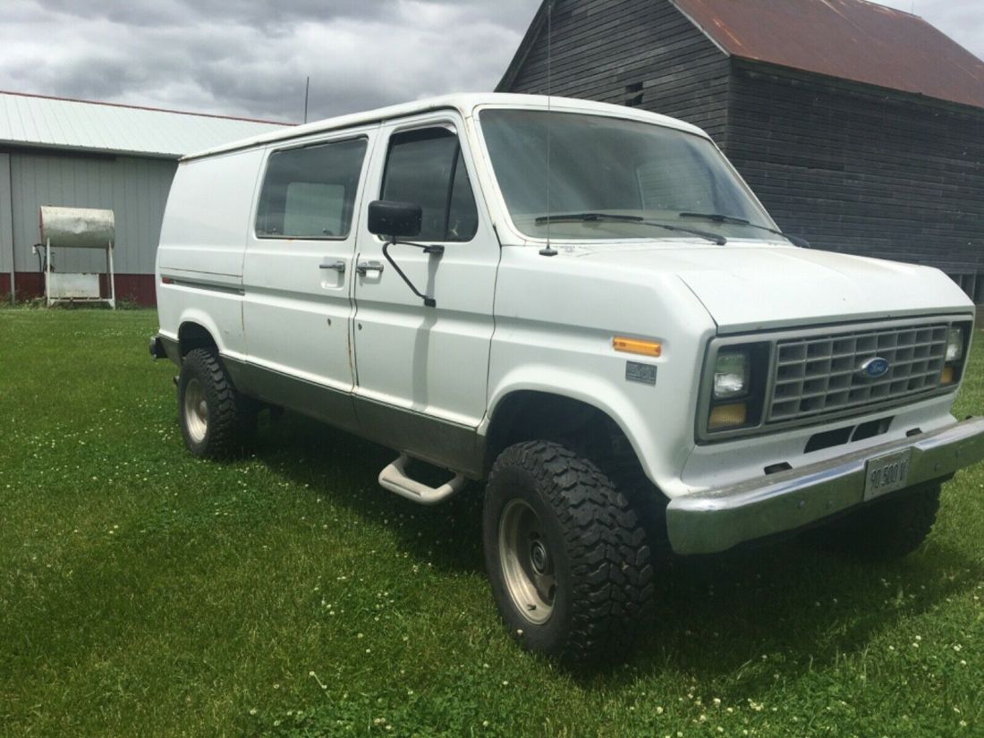 1991 Ford E250 Quigley 4x4 4wd Van (great project van!!) 1991 Ford E-Series Van