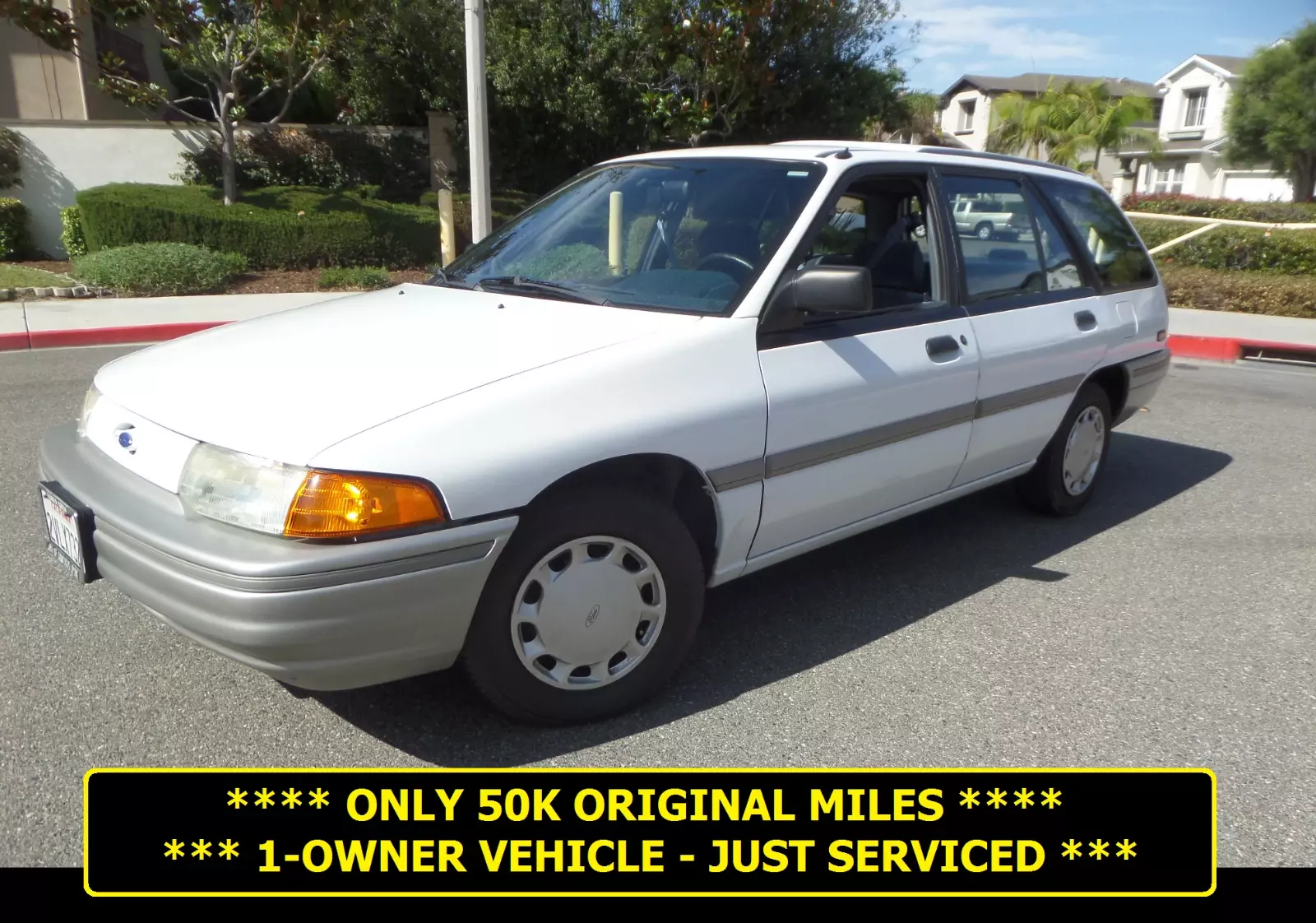 1991 Ford Escort LX Wagon 1-Owner Only 50K Original Miles SWEET RIDE!