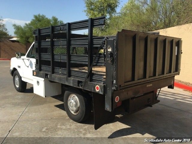 1991 Ford F-250 Custom XL, 8' Flat/Stake Bed, Lift Gate - photo 10