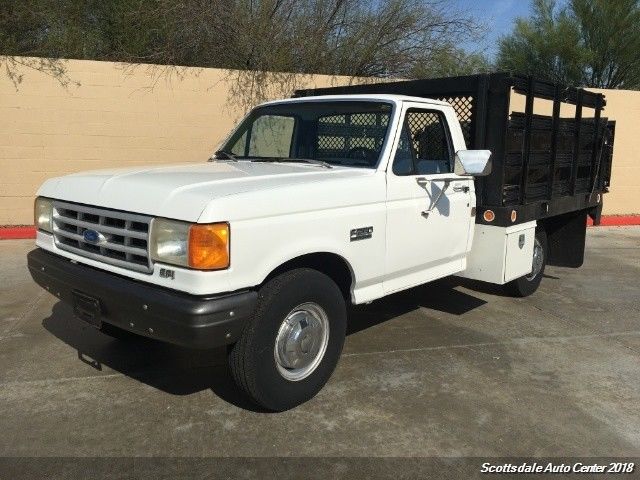 1991 Ford F-250 Custom XL, 8' Flat/Stake Bed, Lift Gate - photo 12