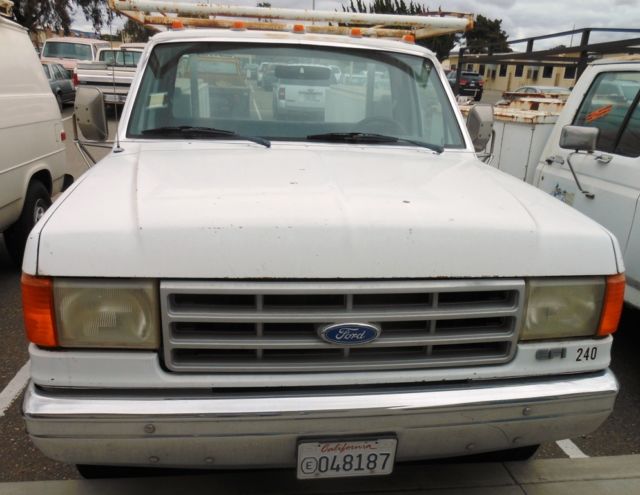 1991 Ford F-350 Utility Truck w/Utility Rack - RTAuctions** 1991 Ford F-350