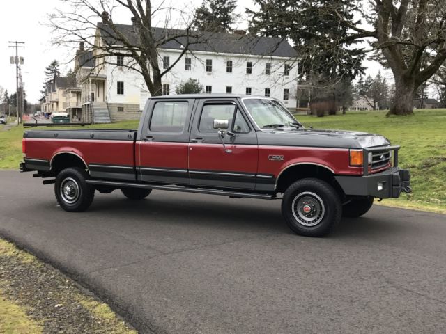 1991 Ford F-350 XLT Lariat Crew 7.3L Diesel 4X4 ONLY 99,974 Actual Miles 1-Owner 1991 Ford F-350 XLT Lariat Crew Cab Pickup 4-Door