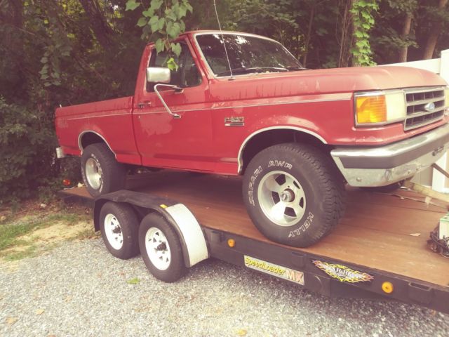 1991 Ford F-150 XL 4WD Shortbed 5 speed barnfind