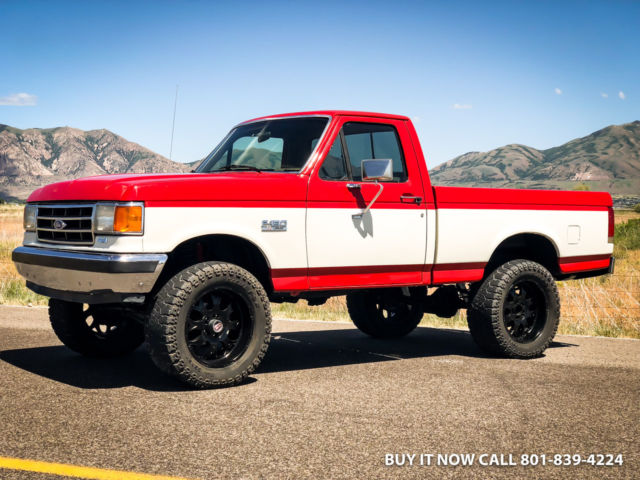 1991 Ford F-150 F150 XLT LARIAT 4WD SHORT BED SHOP TRUCK NEW 5.0V8 - photo 2