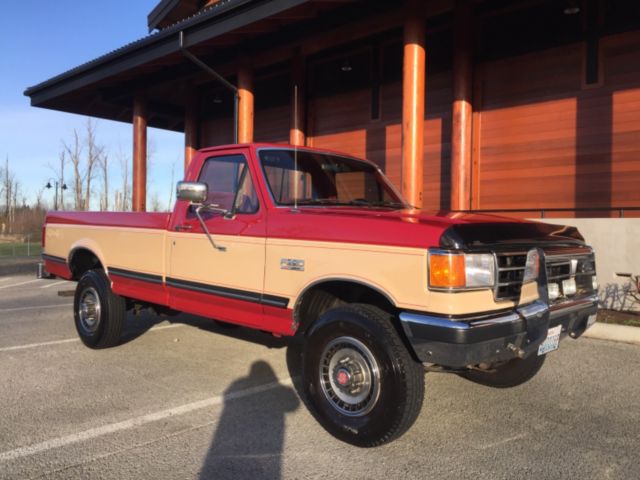 1991 Ford F250 XLT Lariat Single Cab 4WD 32k Miles V8 7.5 Automatic Dual Tanks 1991 Ford F-250 XLT Lariat 4X4 Pickup 32K Miles! Must See
