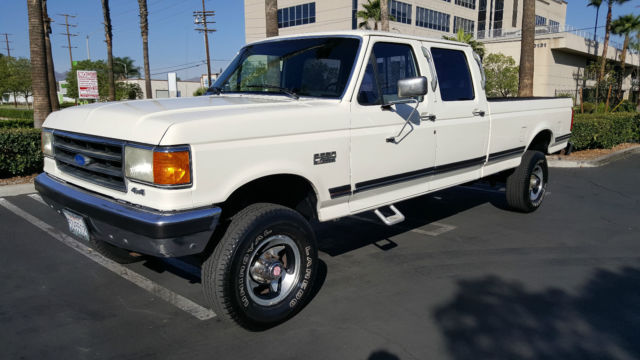 1991 Ford F-350 XLT LARIAT 4X4 CREW CAB 4X4 CLEAN CALIFORNIA TRUCK - photo 3
