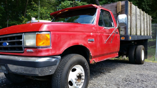 1991 FORD F450 DUMP TRUCK ONLY 92,000 MILES 7.3L DIESEL 1991 Ford F-450