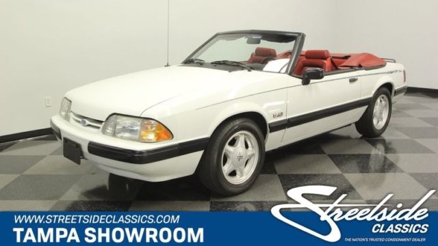 1991 Ford Mustang Convertible Convertible 5.0 Liter V8 4 Speed Automatic w/ Over 1991 Ford Mustang Convertible