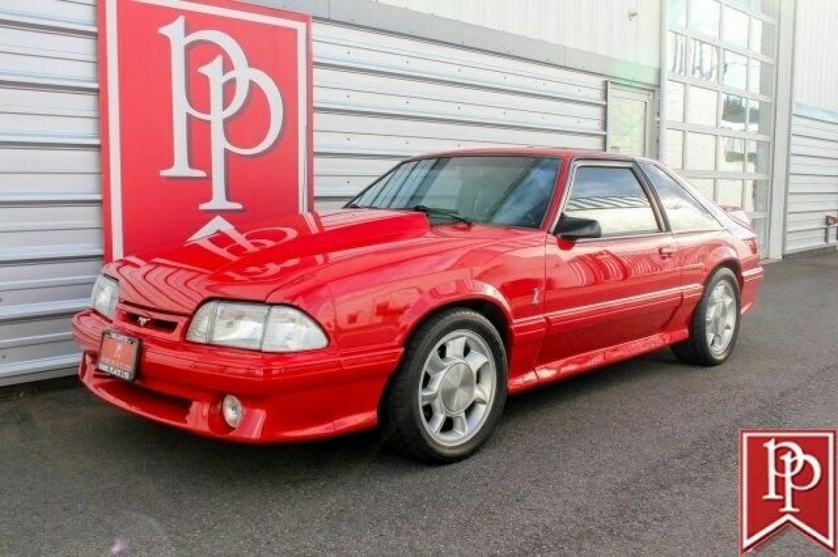 1991 Ford Mustang GT ‘1993 Cobra’ Custom Clone 13382 Miles Cardinal Red 1991 Ford Mustang GT ‘1993 Cobra’ Custom Clone