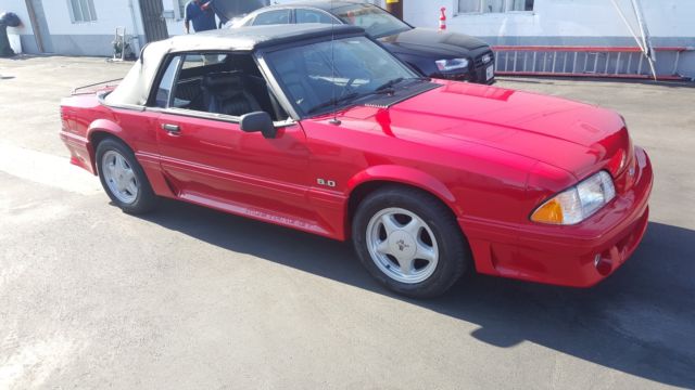 1991 Ford Mustang GT 5.0 convertible 5 speed brand new 2 stage paint 1991 Ford Mustang