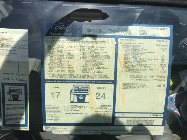 1991 Ford Mustang GT - photo 2
