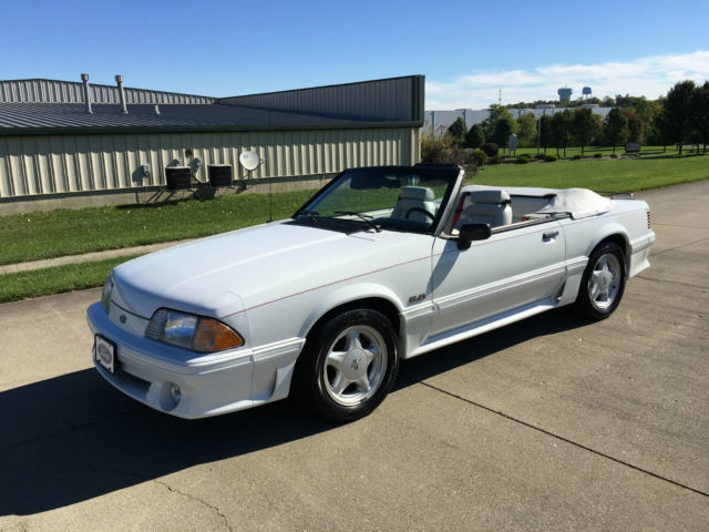1991 Ford Mustang GT Convertible - 68k original miles, Fox Body GT in show shape 1991 Ford Mustang