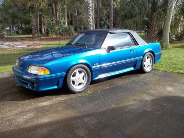 1991 Ford Mustang GT Convertible Supercharged with Steeda Components 1991 Ford Mustang GT
