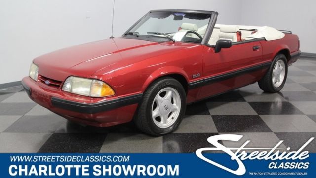 1991 Ford Mustang LX Convertible Convertible 5.0L HO V8 4 Speed Automatic w/ Ove 1991 Ford Mustang LX Convertible