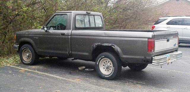 1991 Ford Ranger 3.0 5 Speed Basic Transportation Rusty Runs Starts 1991 Ford Ranger