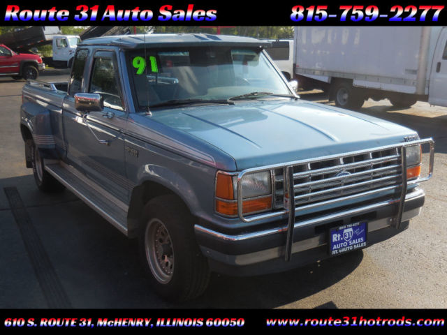 1991 FORD RANGER XLT- 4X4 - LOW MILES - NO RESERVE 1991 Ford Ranger Supercab Styleside 125" WB 4WD