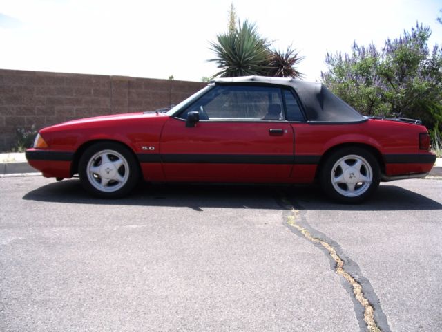 1991 Foxbody Mustang LX Convertible 5.0 1991 Ford Mustang