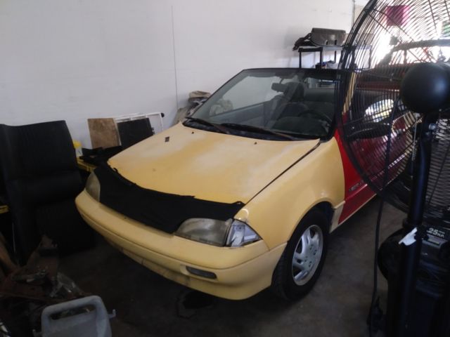 1991 GEO METRO LSI CONVERTABLE NO RESERVE 1991 Geo Metro CONVERTABLE