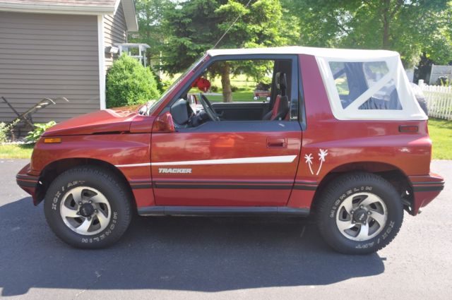 1991 GEO TRACKER CONVERTIBLE 4x4 2-DR (VINTAGE COLLECTOR CAR, REALLY) EXCELLENT 1991 Geo TRACKER Convertible