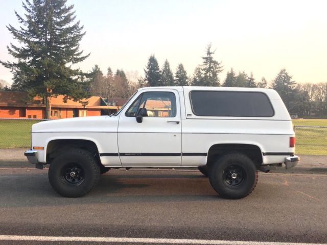 1991 GMC JIMMY SLE K5 Blazer 4X4 Low Miles New Eng RUSTFREE WORLDWIDE NO RESERVE 1991 Chevrolet Blazer K5 SLE Jimmy
