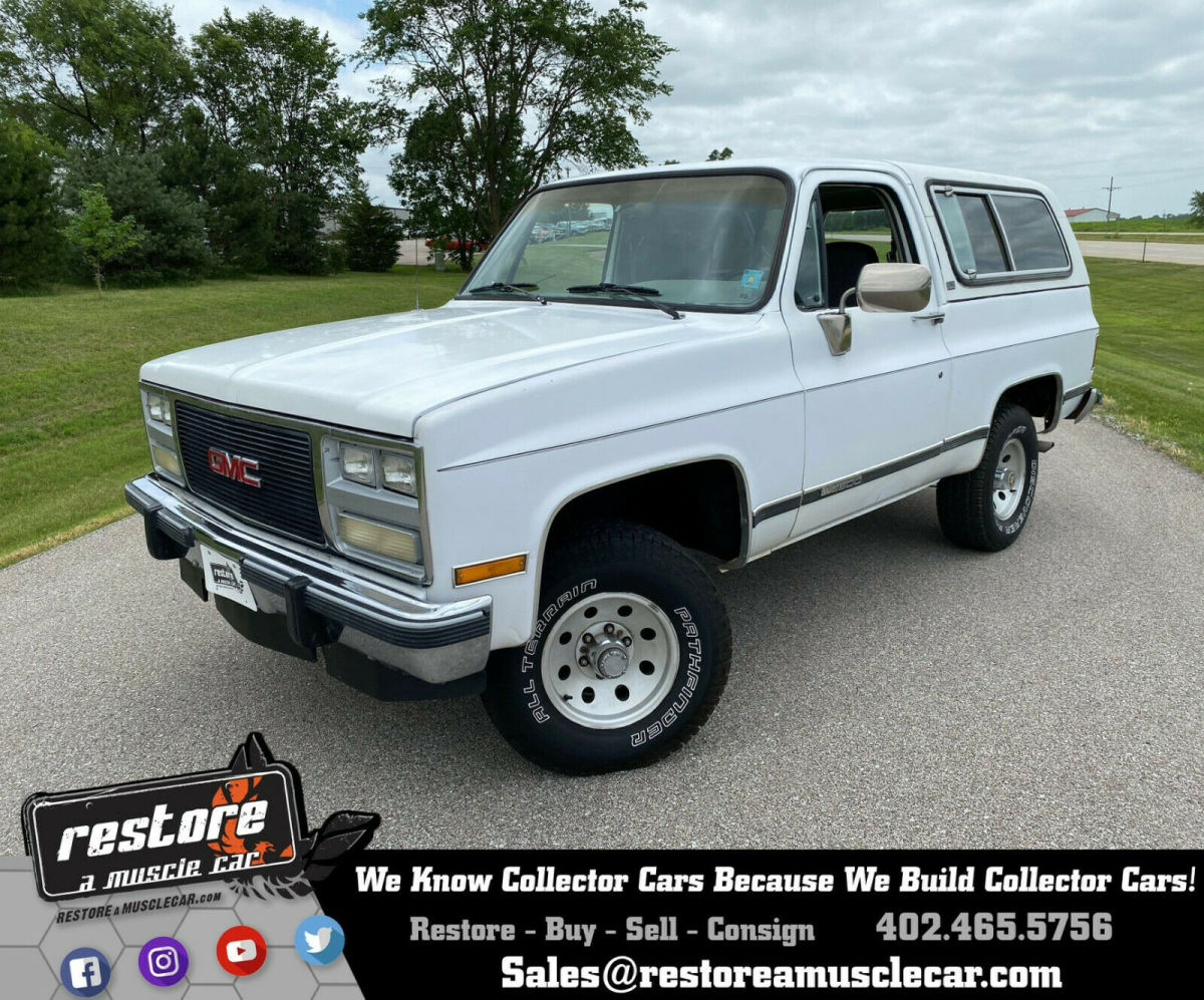1991 GMC K5 Jimmy, 2dr, 4x4, 350ci V8 - Auto, White 1991 GMC Jimmy K5 Jimmy, 2dr, 4x4, 350ci V8 - Auto, White