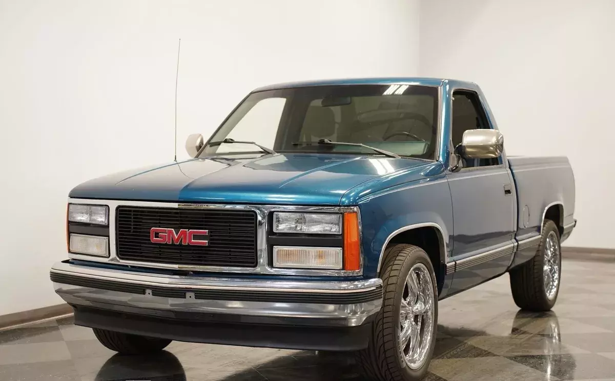 1991 GMC Sierra Pickup Blue C1500 1991 GMC Sierra C1500