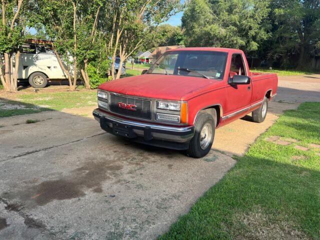 1991 GMC Sierra Pickup Red RWD Automatic C1500 1991 GMC Sierra C1500