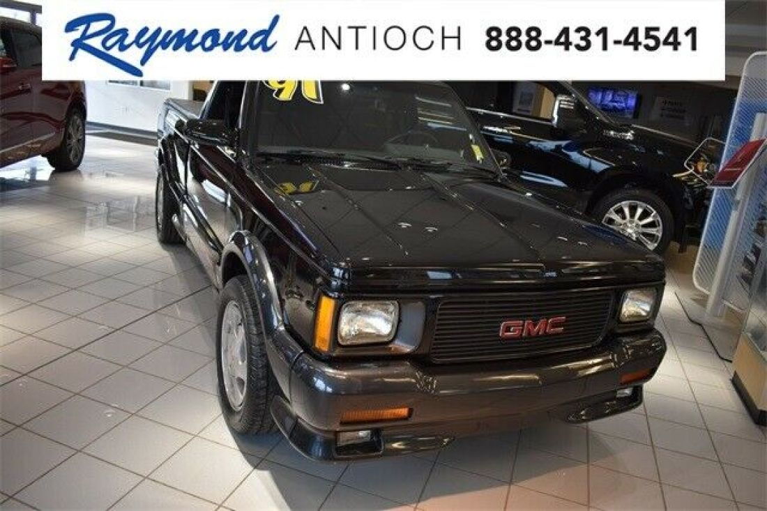 1991 GMC Sonoma Syclone 47576 Miles Black 2D Standard Cab 4.3L V6 FI 4-Speed Aut 1991 GMC Sonoma Syclone