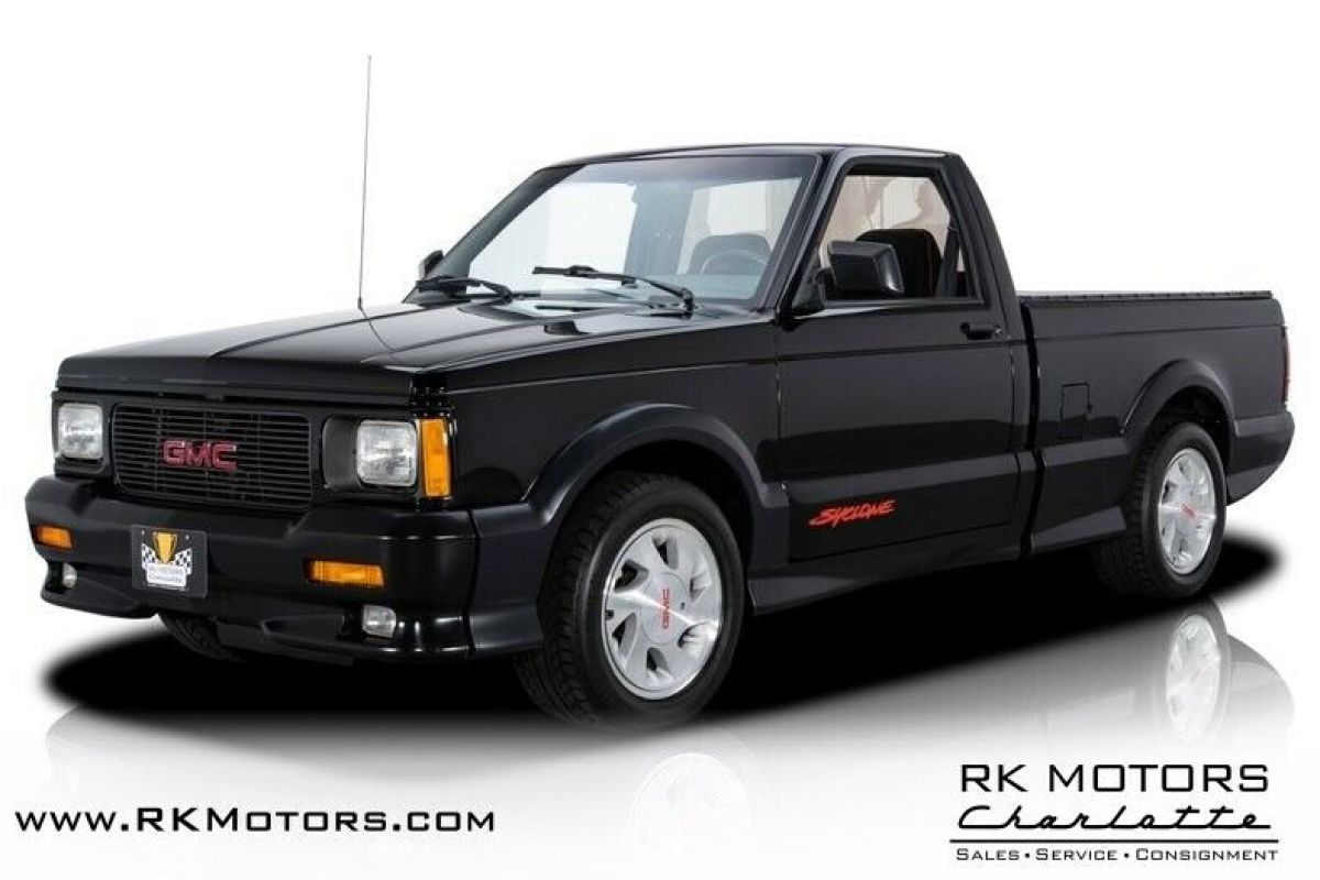 1991 GMC Syclone Black Pickup Truck 4.3L Turbocharged V6 4 Speed Automatic 1991 GMC Syclone