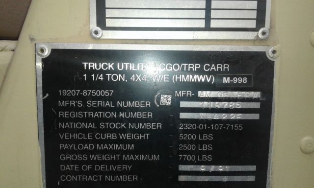1991 Hummer H1 - photo 12