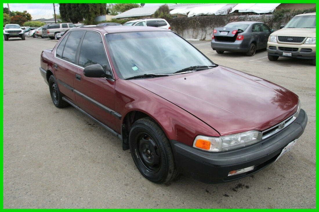 1991 Honda Accord DX Sedan 5 Speed Manual 4 Cylinder NO RESERVE 1991 Honda Accord DX