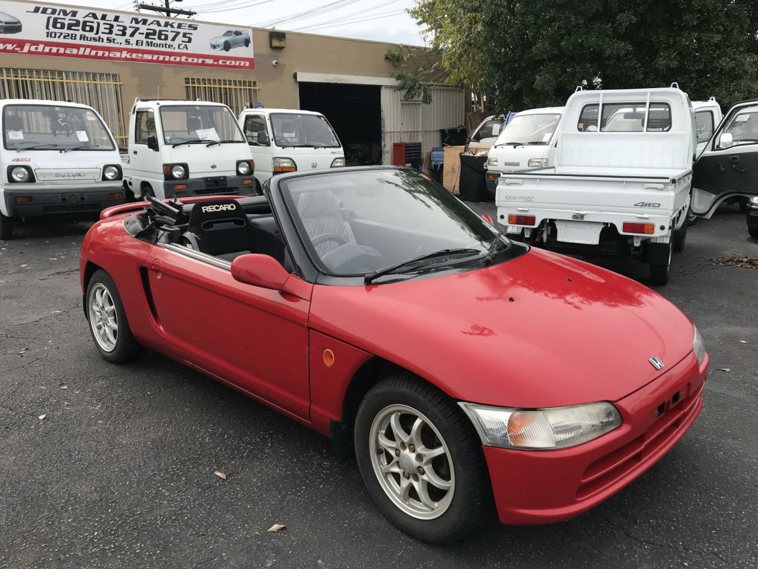 1991 HONDA BEAT CONVERTIBLE SOFT TOP 656CC 63H/P 5MT RWD 97000 mi 1991 Honda Beat Convertible