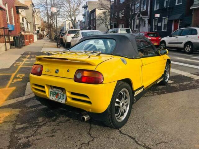 1991 Honda Beat PP1 Kei Convertible Yellow 5 Speed JDM RHD - photo 4