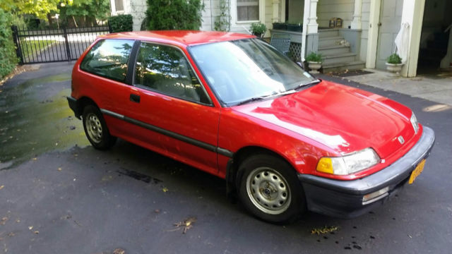 1991 Honda Civic Base Hatchback 3-Door 1.5L No Reserve 1991 Honda Civic