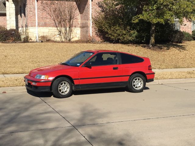 1991 Honda Civic CRX HF 89000 miles Excellent 1991 Honda Civic CRX HF