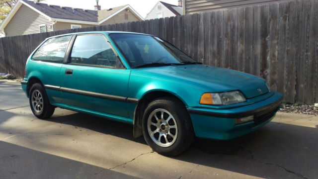 1991 HONDA CIVIC DX 3DR HATCHBACK EF-EXTREMELY SOLID-100% STOCK 1991 Honda Civic