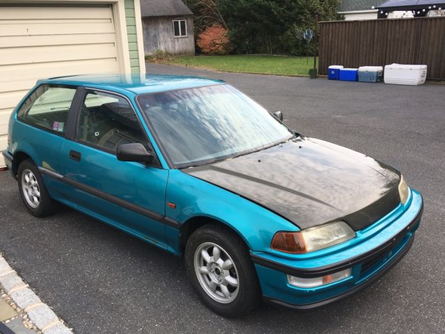 1991 Honda Civic DX Hatchback - JDM EF9 Front End w/ Si Motor, Trans & Interior 1991 Honda Civic DX w/ EF9 Front