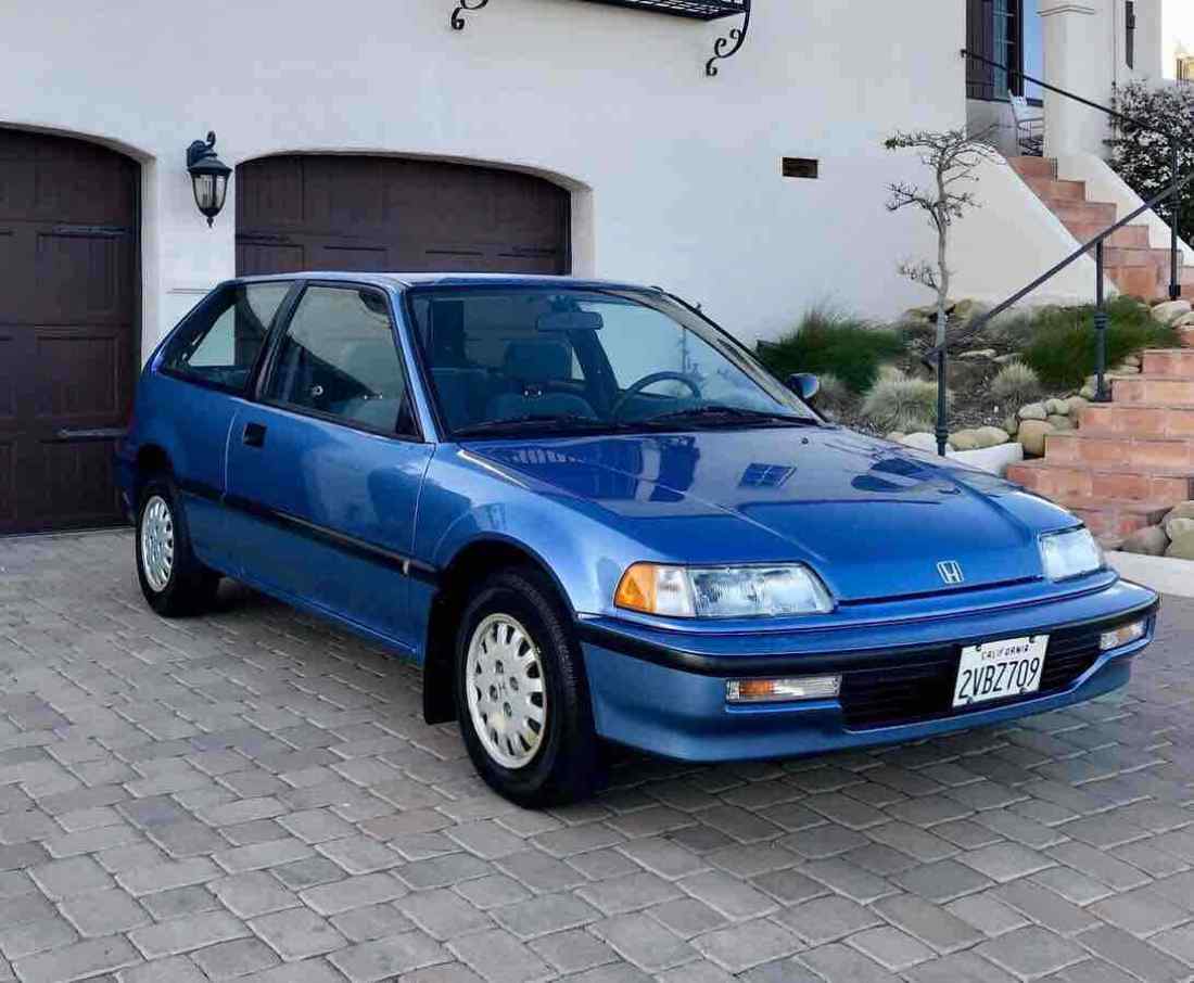 1991 Honda Civic Hatchback Blue FWD Automatic DX ONLY 30K Miles! California Car 1991 Honda Civic