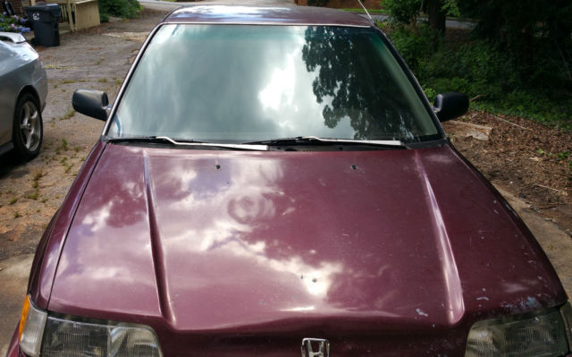 1991 Honda Civic LX Sedan 4-Door 5 Speed OVERHEATED ENGINE DAMAGE! AS IS! 1991 Honda Civic LX