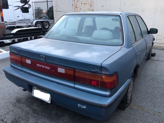 1991 Honda Civic LX Sedan 4D 1991 Honda Civic