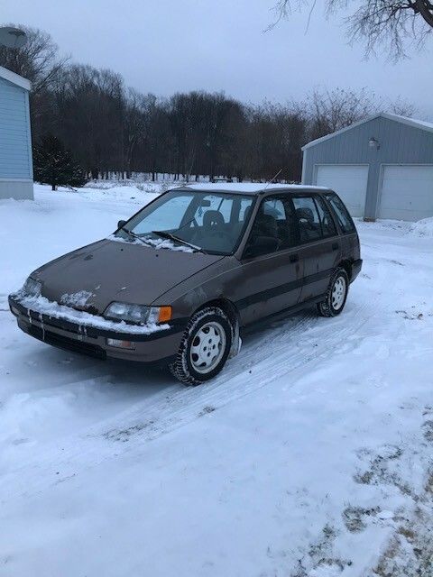 1991 Honda Civic RT-4WD Wagon 193691 miles All original AWD 1991 Honda Civic Wagon
