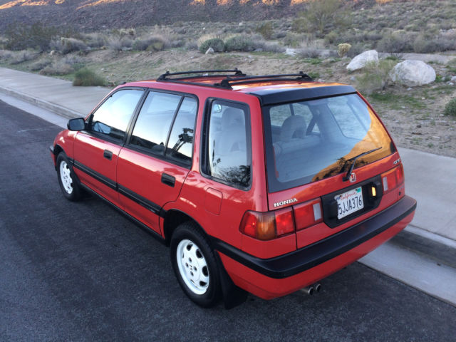 1991 Honda Civic RT4WD Wagon 6-Speed Manual Rare Original 1988 1989 1990 91 1991 Honda Civic RT4WD Wagon 6MT