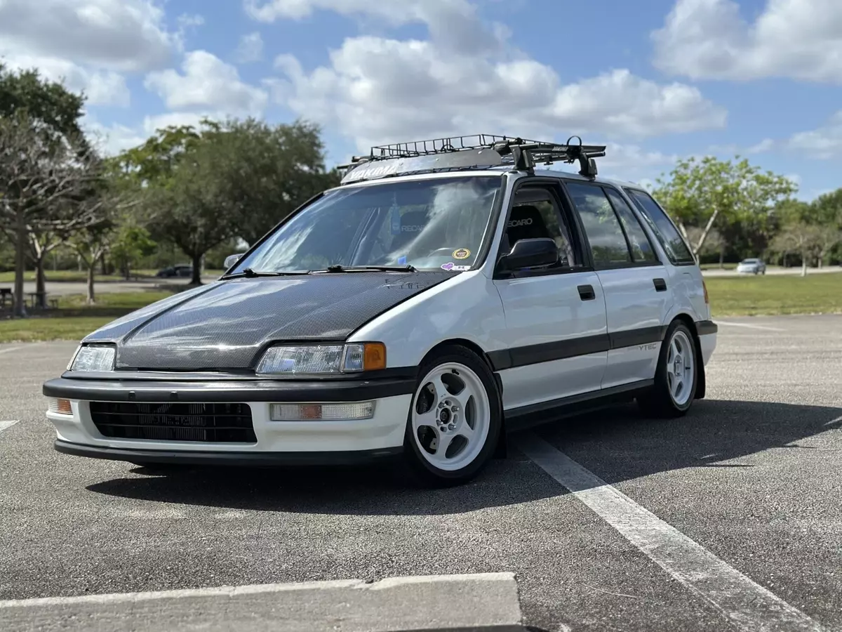 1991 HONDA CIVIC WAGON with GSR SWAP + ALOT OF RARE PARTS. B16 LSD TRANS 1991 Honda Civic