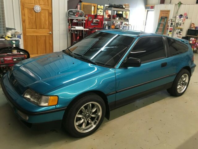 1991 Honda CRX SI teal mint like new mostly stock 2 owner no rust excellent car 1991 Honda CRX SI