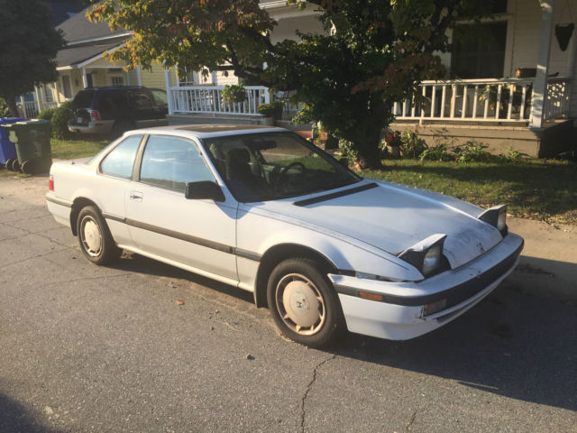1991 Honda Prelude 2.0 Si Coupe 2-Door 2.0L JDM B20A white as is 1991 Honda Prelude