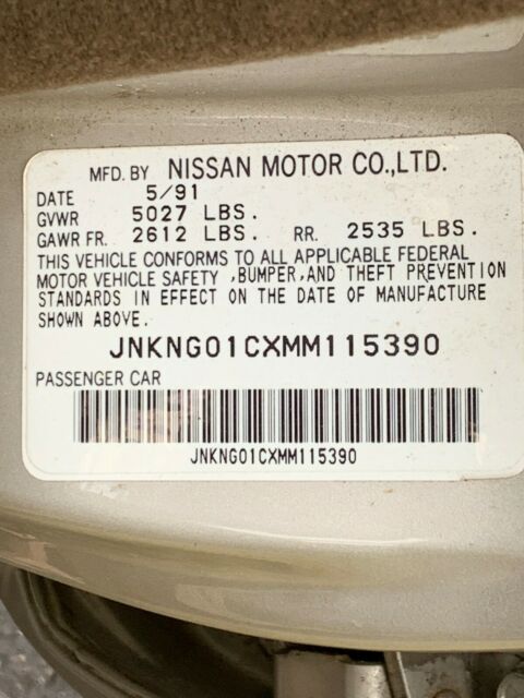 1991 Infiniti Q45 Base - photo 13